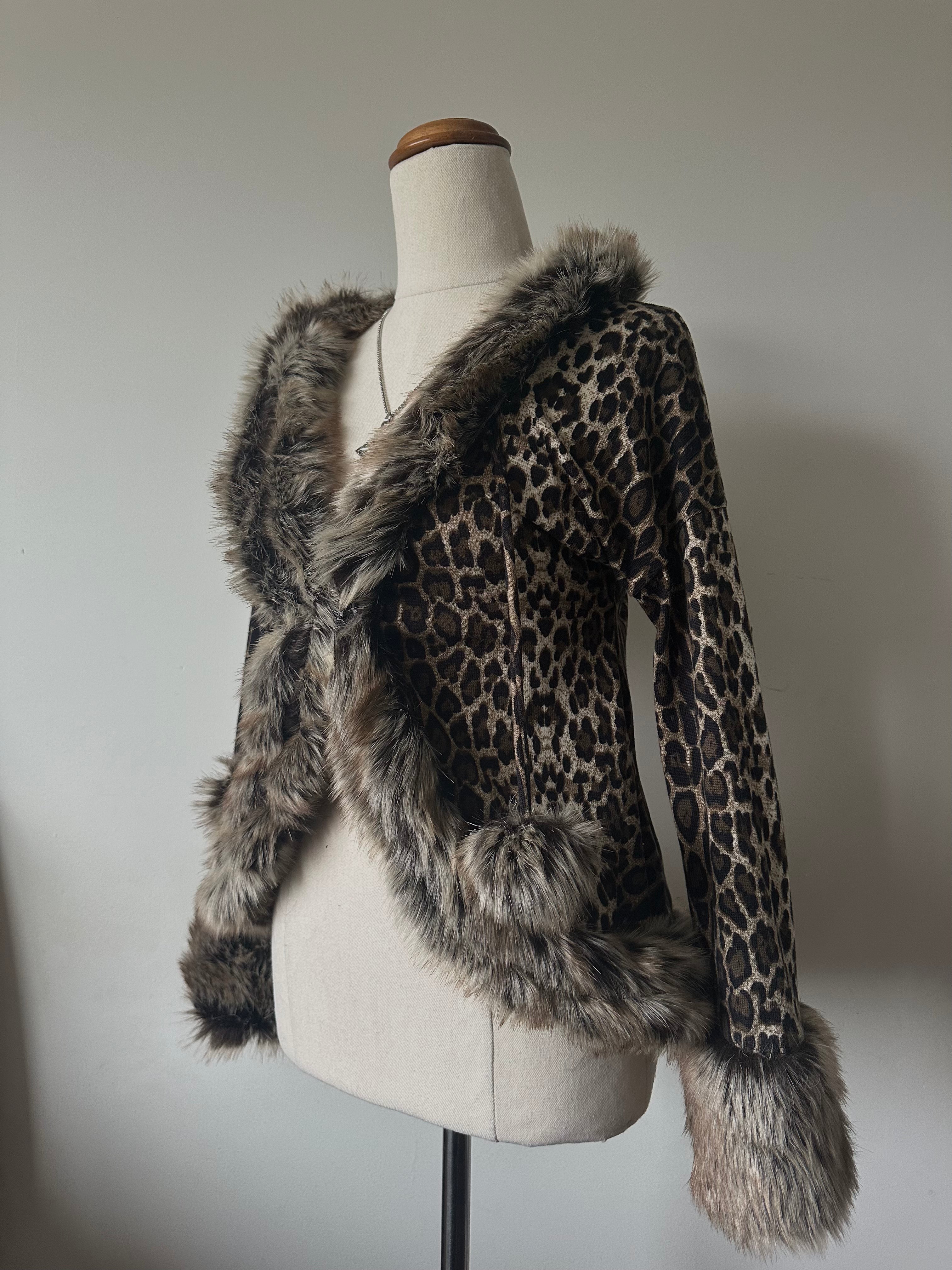 Golden Leopard Cardigan