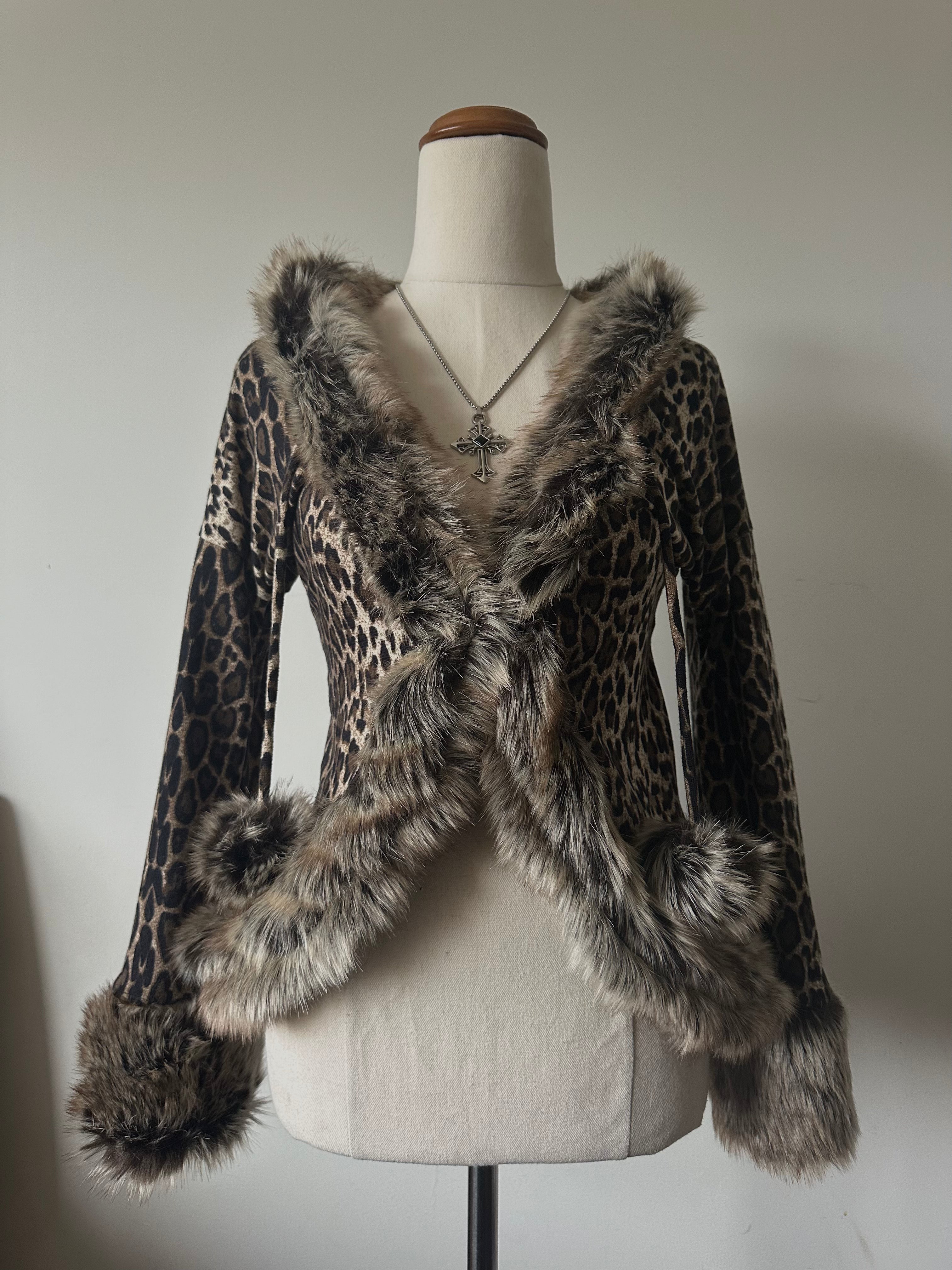 Golden Leopard Cardigan