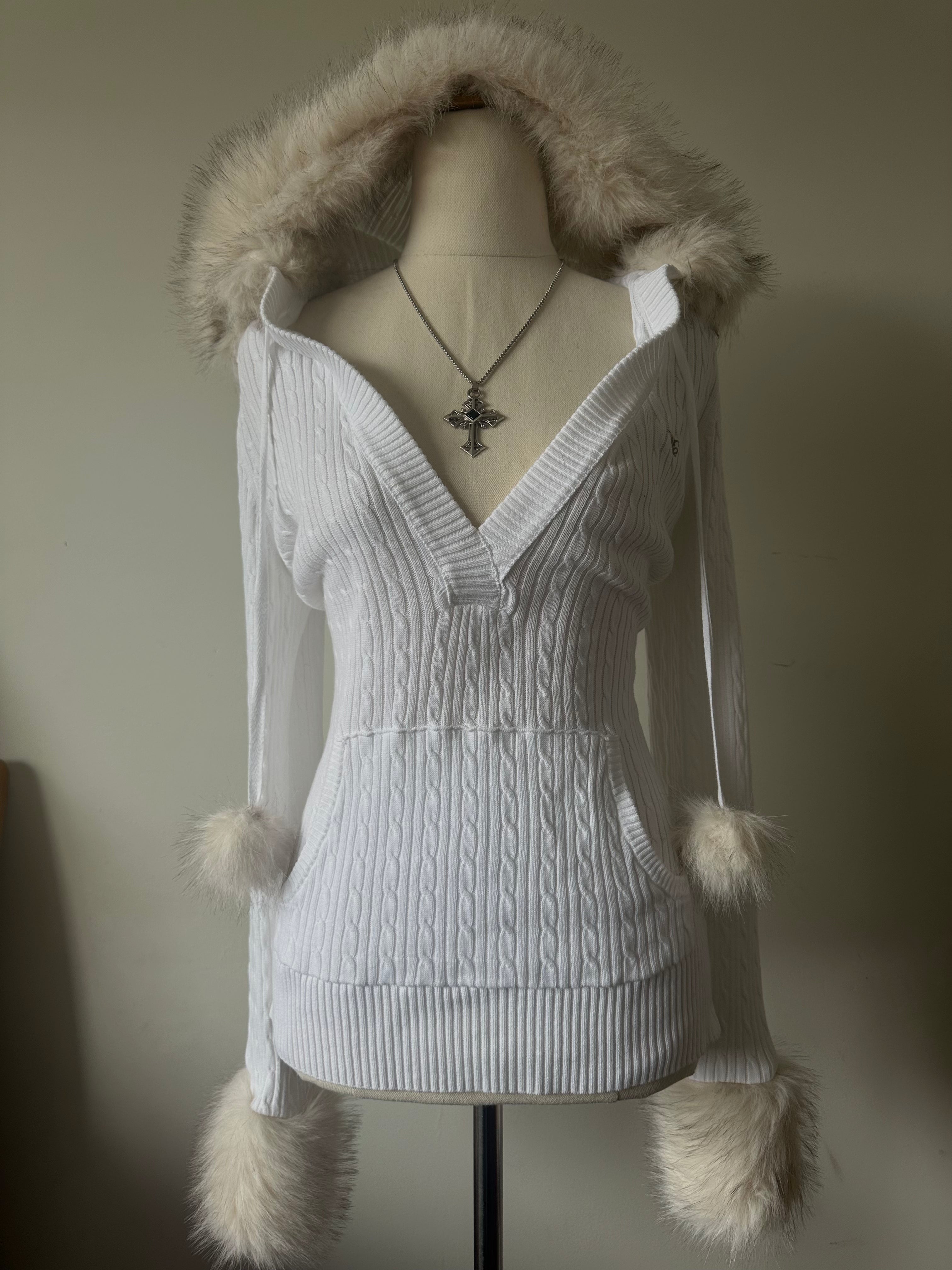 Fur Hooded Sweater
