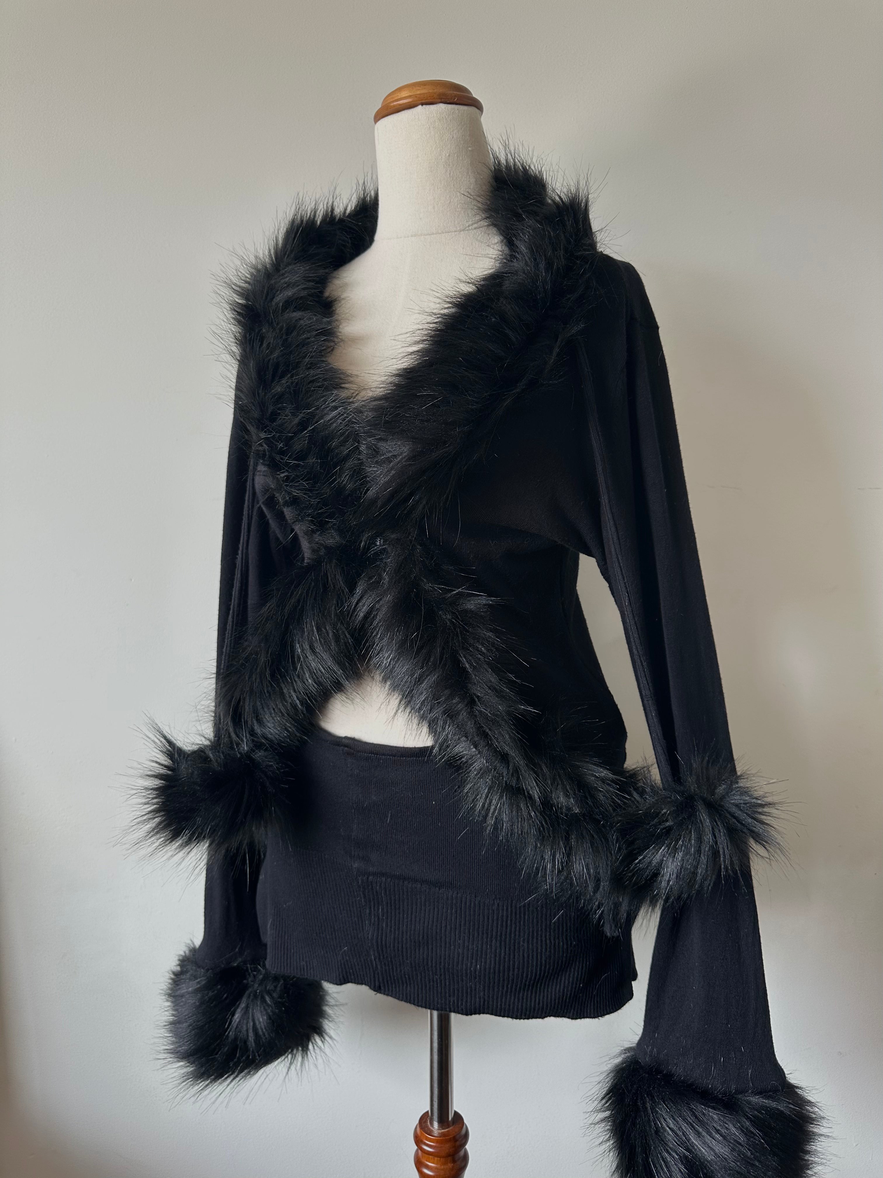 Black Cardigan Two-Piece