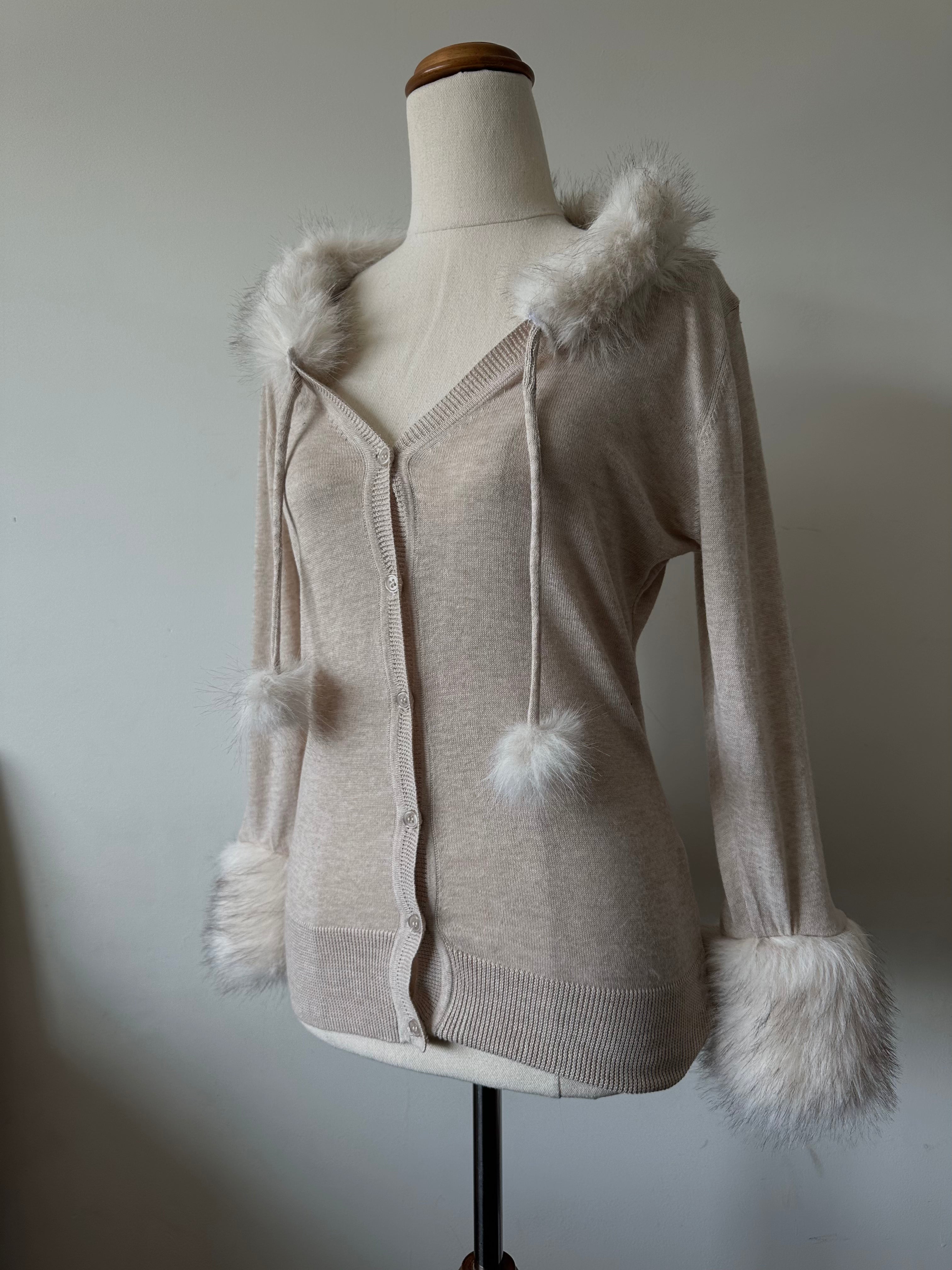 Creme Button Cardigan
