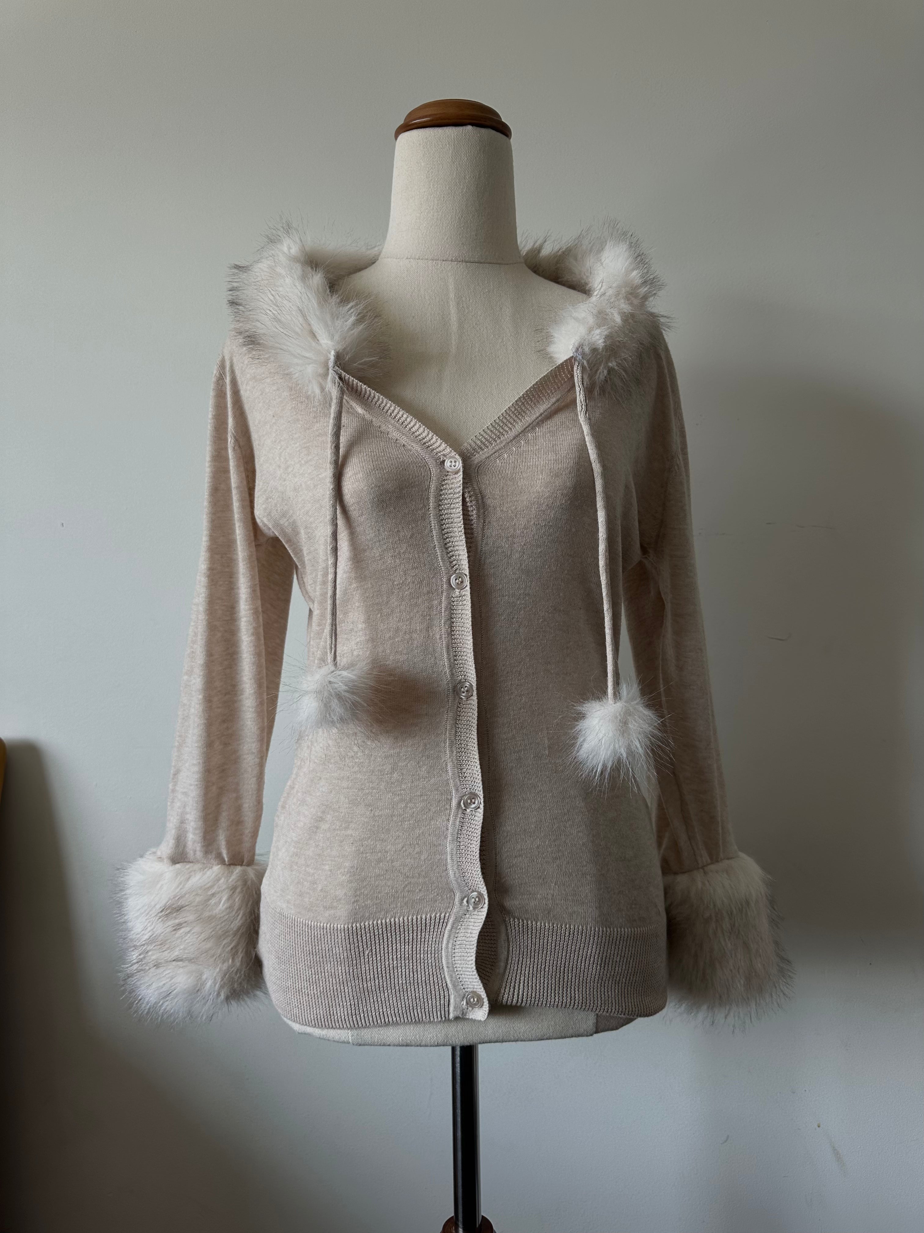 Creme Button Cardigan