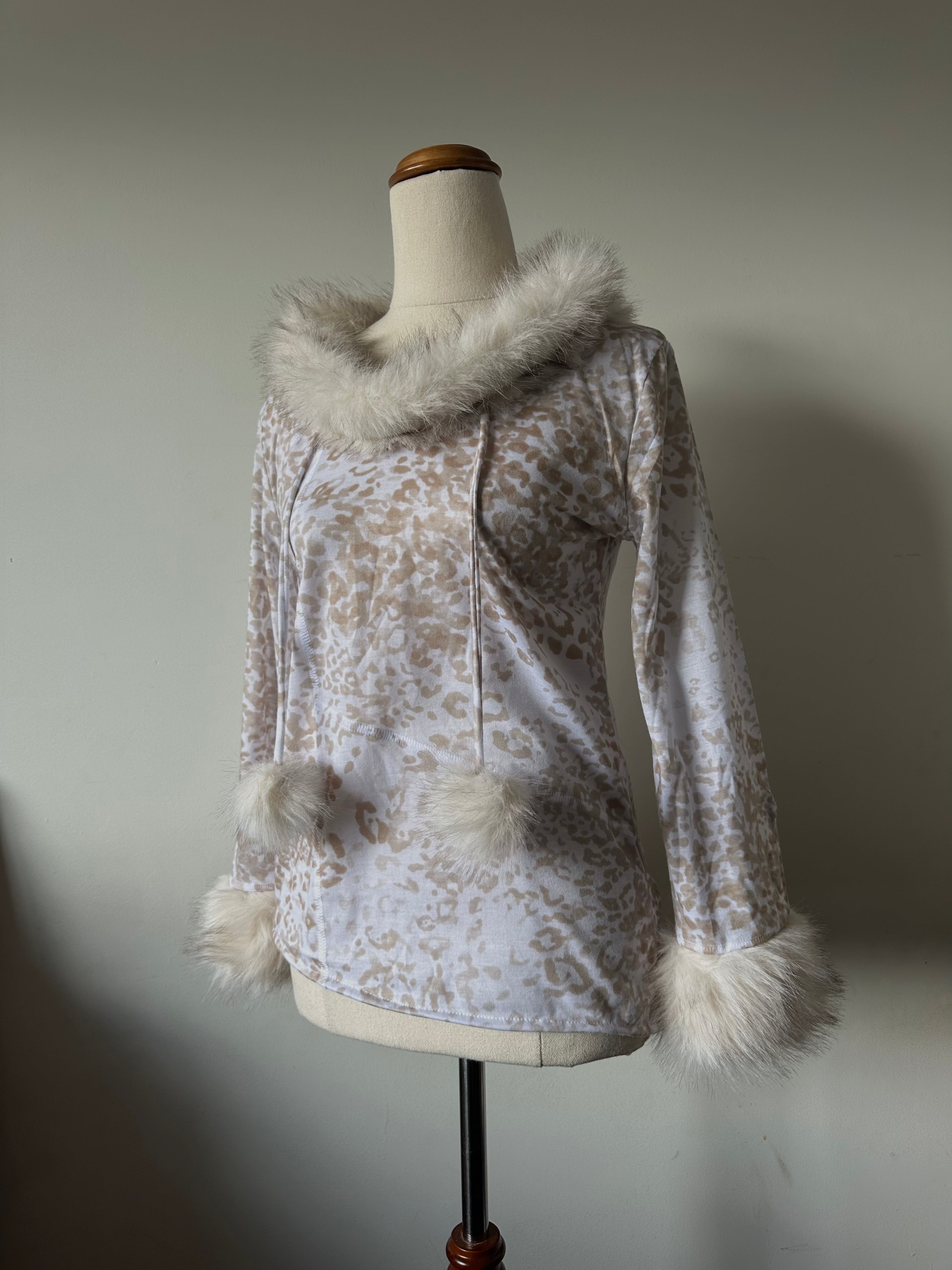 Light Leopard Top